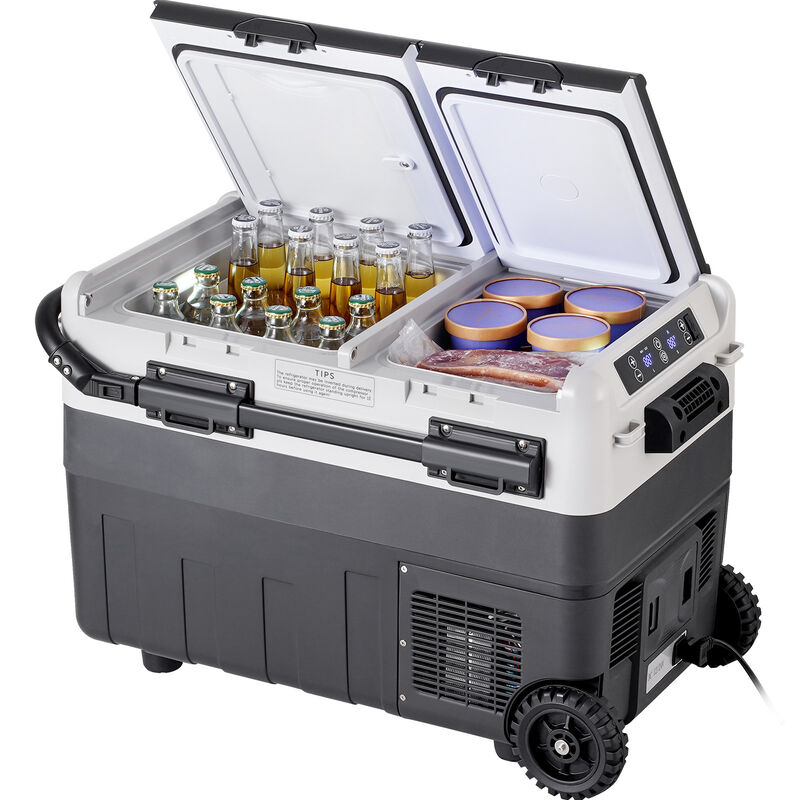 VEVOR Portable Car Refrigerator Freezer Compressor 50 L Dual Zone for Home Car image number 0