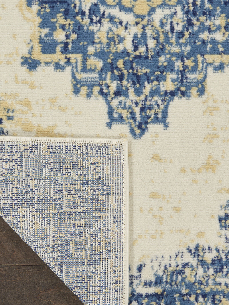 Grafix GRF14 White 2'3" x 12' Rug