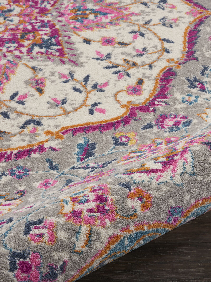 Passion PSN22 Gray/Multicolor 2'2" x 10' Rug