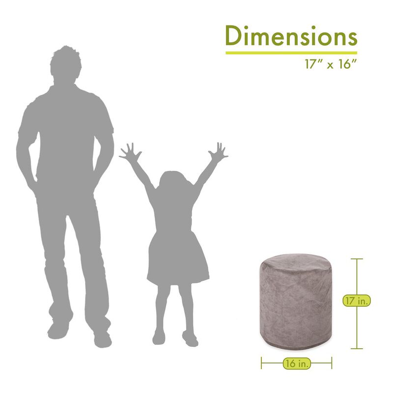 Majestic Home Goods Pouf Villa Pearl