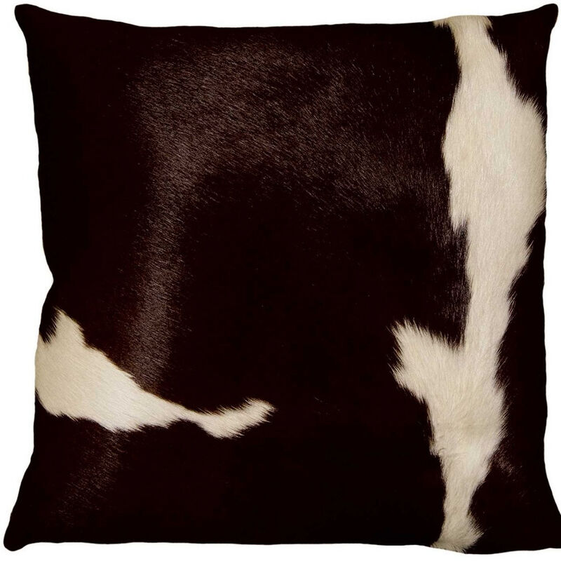 Decorative Cowhide Pillow for Sofa, Bed, or Accent Chair in Living Room