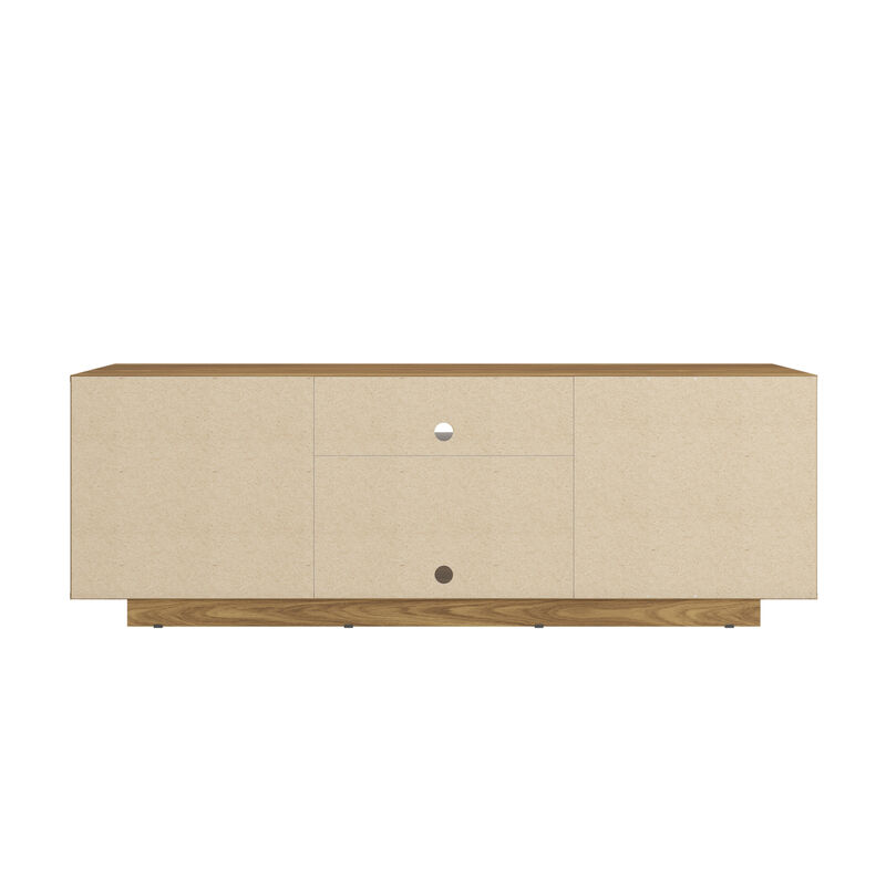 Streamdale Modern TV Stand For TVs Up To 70", Oak