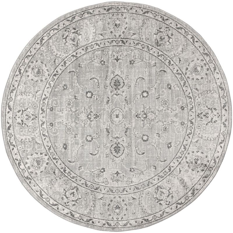 Modern Persian Vintage Round Area Rug