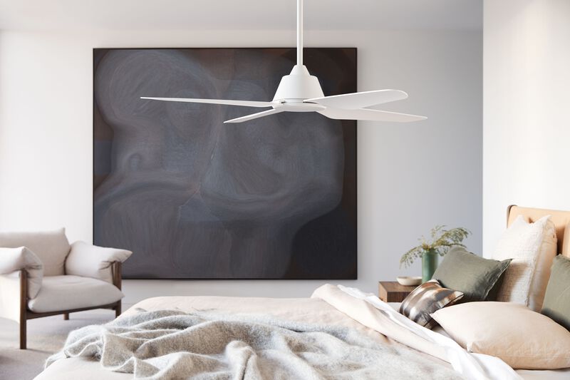 Aria 52" Modern Ceiling Fan with LED Light and Remote image number 1