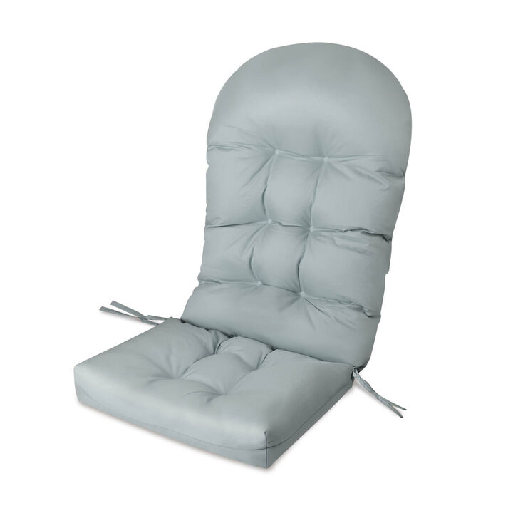 Patio Adirondack Chair Cushion with Fixing Straps and Seat Pad