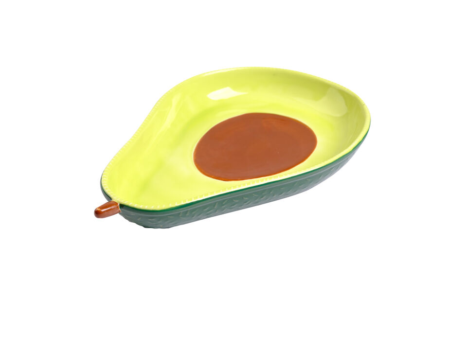 Ceramic Avocado Shape Serving Platter Dish