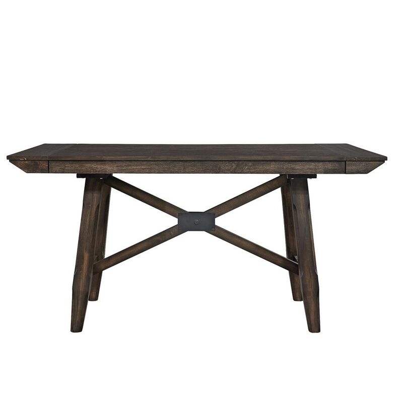 Liberty Furniture Double Bridge Gathering Table Set in Dark Chestnut image number 2