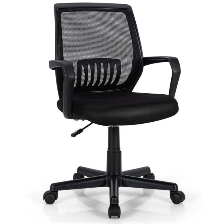 Hivvago Mid-Back Mesh Height Adjustable Executive Chair with Lumbar Support