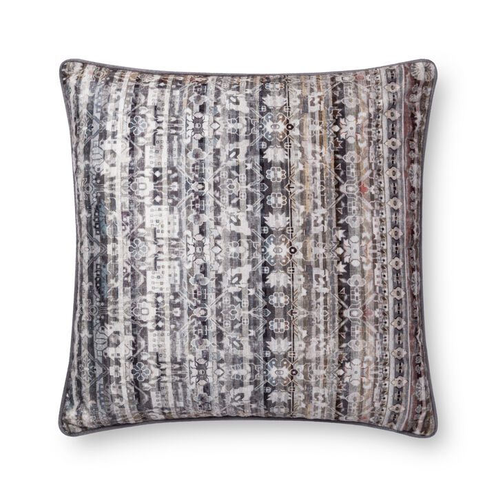II P0706 Grey 22"x22" Poly Pillow