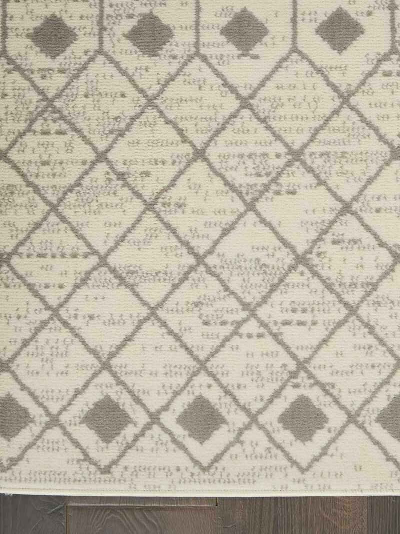 Grafix GRF37 Ivory/Gray 3'9" x 5'9" Rug