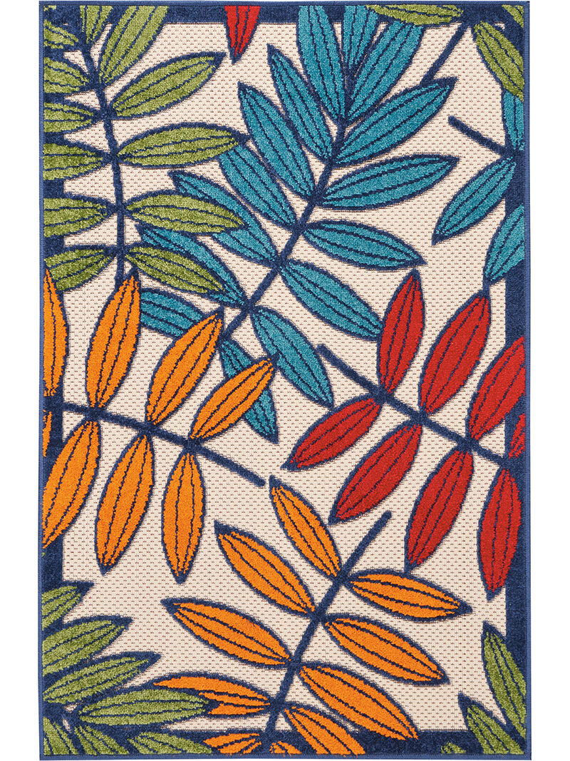 Aloha ALH18 Multicolor 3' x 5' Rug