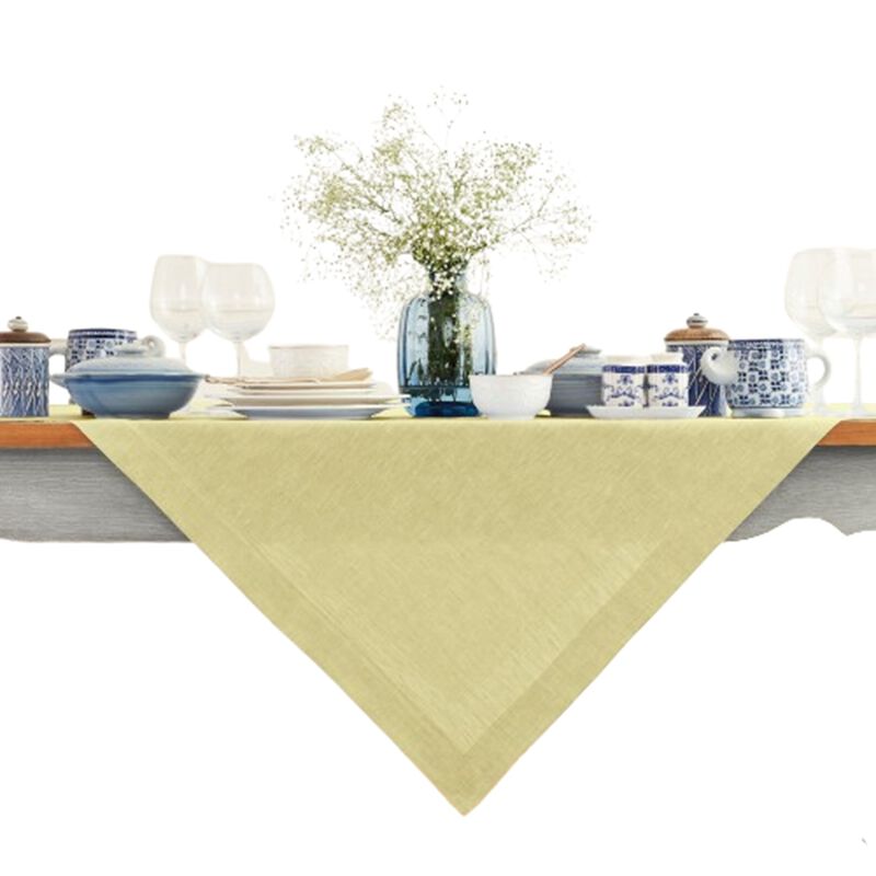 Solino Home 100% Pure Linen Table Throw - Athena