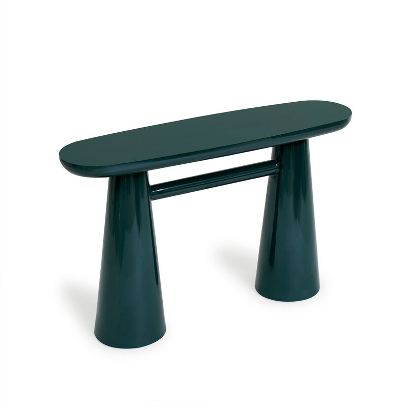 Baila Cream Gloss Lacquer Console Table image number 2