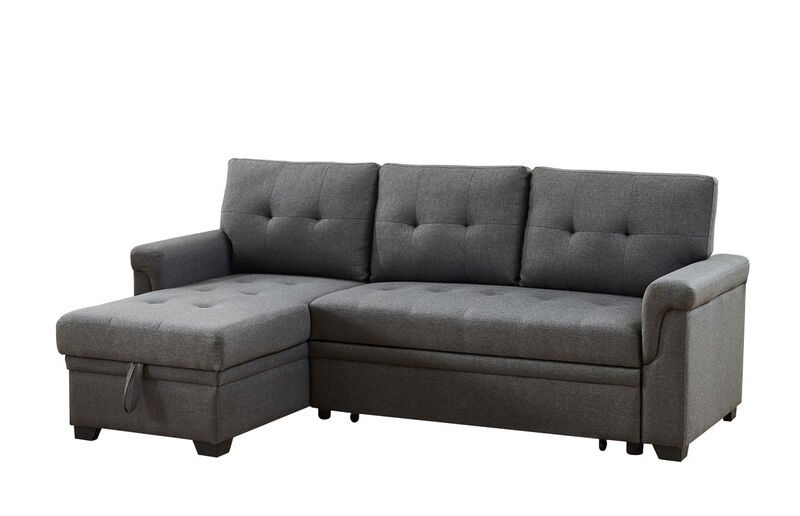 Streamdale Reversible Sleeper Sectional Sofa with Storage Chaise