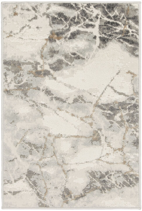 HomeRoots Abstract Non Skid Area Rug