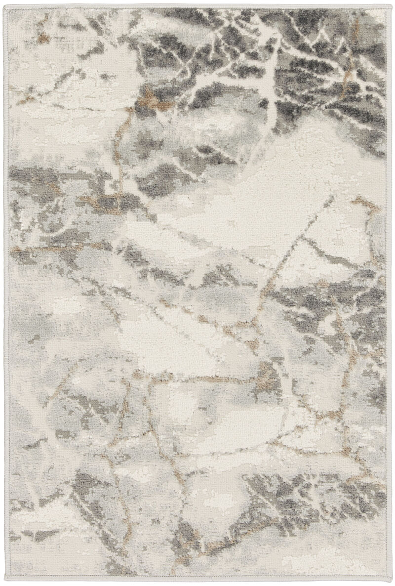 HomeRoots Abstract Non Skid Area Rug image number 0
