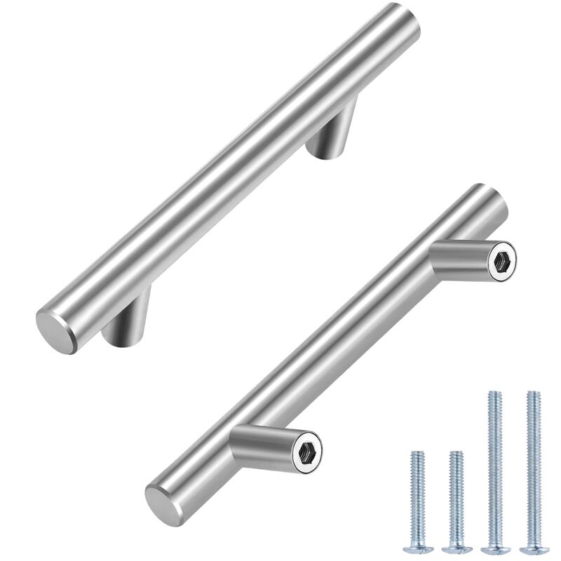 HBL' 40 Pack | 3 Inch Center to Center Brushed Nickel Cabinet Pulls Kitchen Cabinet Handles,Made of Stainless Steel,Ideal for Ca