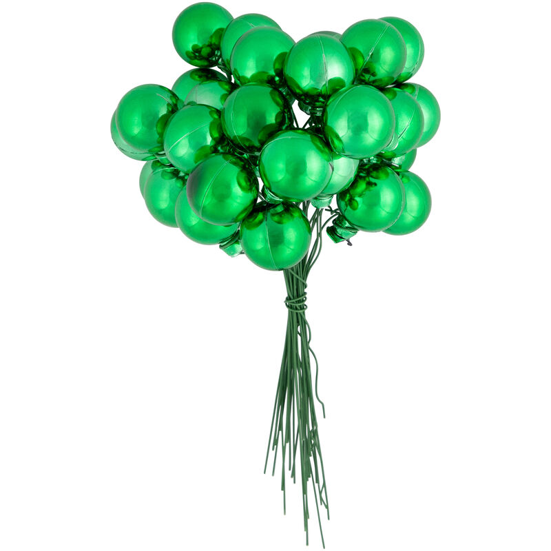 6.75" Green Shatterproof Ball Ornament Christmas Pick image number 4