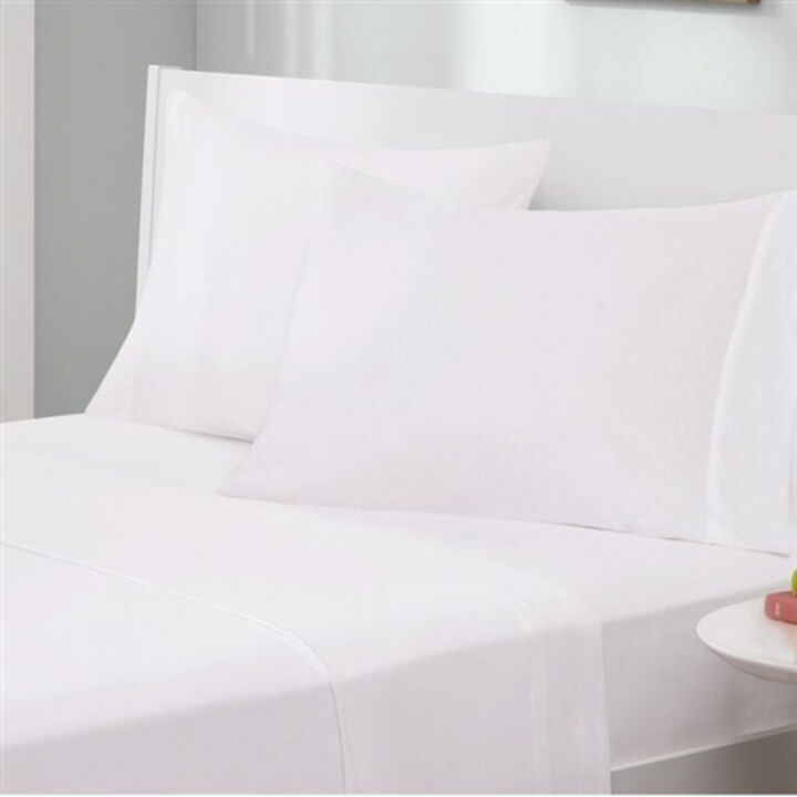 Cotton Blend Jersey Sheet Set 4 Piece Comfortable and Stretchy Bedding Set