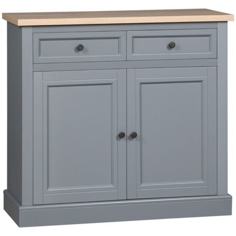 Freestanding Kitchen Cabinet with Doors and Adjustable Shelves image number 0