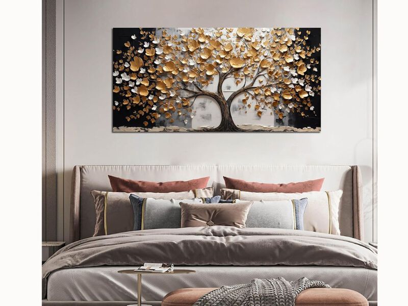 3-Piece Abstract Brown Flower Canvas – Minimalist Wall Art for Bedroom, Bathroom & Living Room, 12×16"