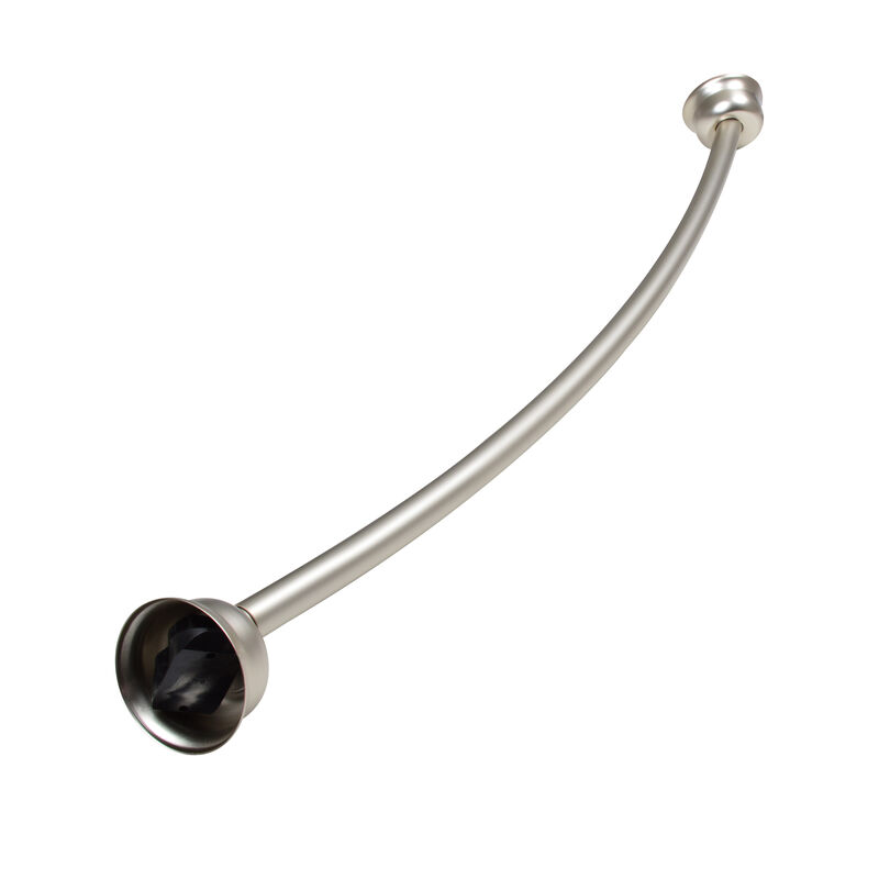 Utopia Alley 45-72" Aluminum Curved Shower Rod, Rust Proof and Adjustable Shower Curtain Rod, Need Drilling image number 0