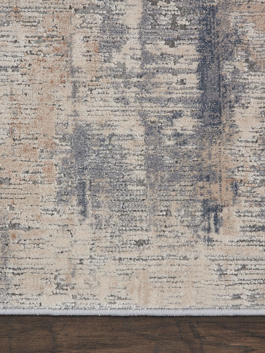 Rustic Textures RUS05 Beige/Gray 2'2" x 7'6" Rug