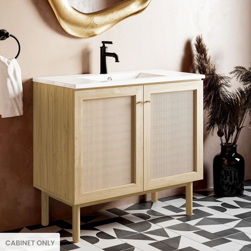 Classe 36" Freestanding Bathroom Vanity Cabinet without Top in Natural Oak image number 1