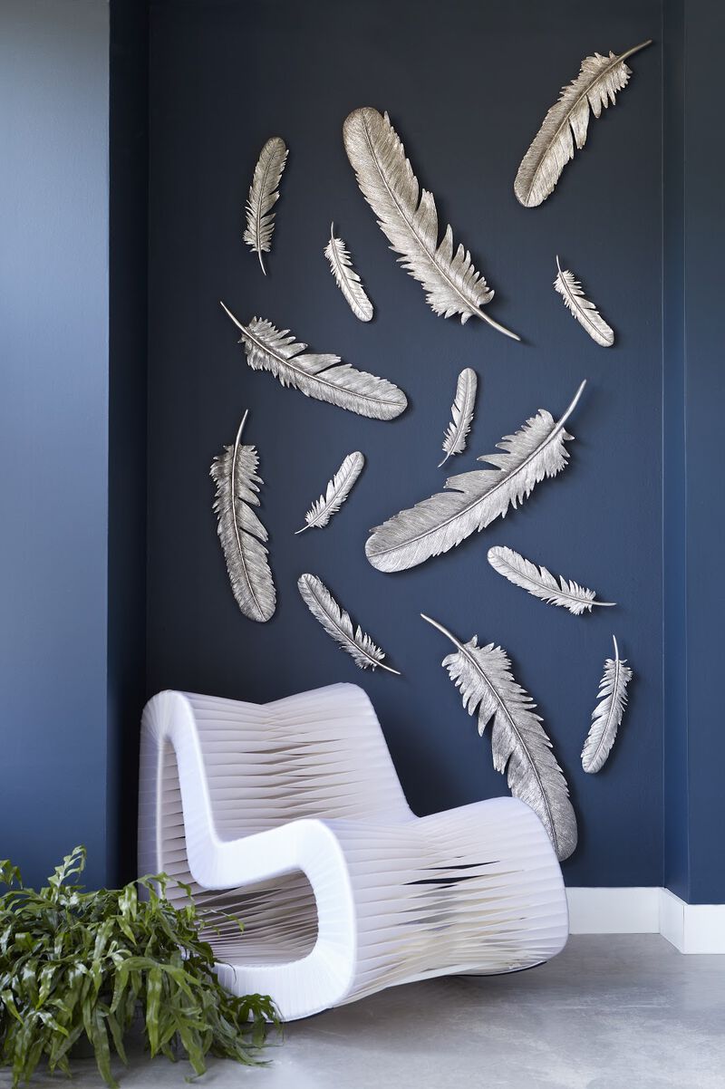 Feathers Wall Art Set of 2