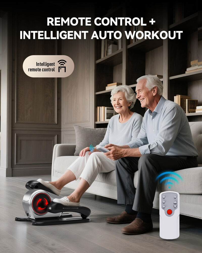 HARISON Under Desk Elliptical Machine, 12-Speed Adjustable, Magnetic Silent Leg Exerciser for Seniors (HR-E305) image number 5