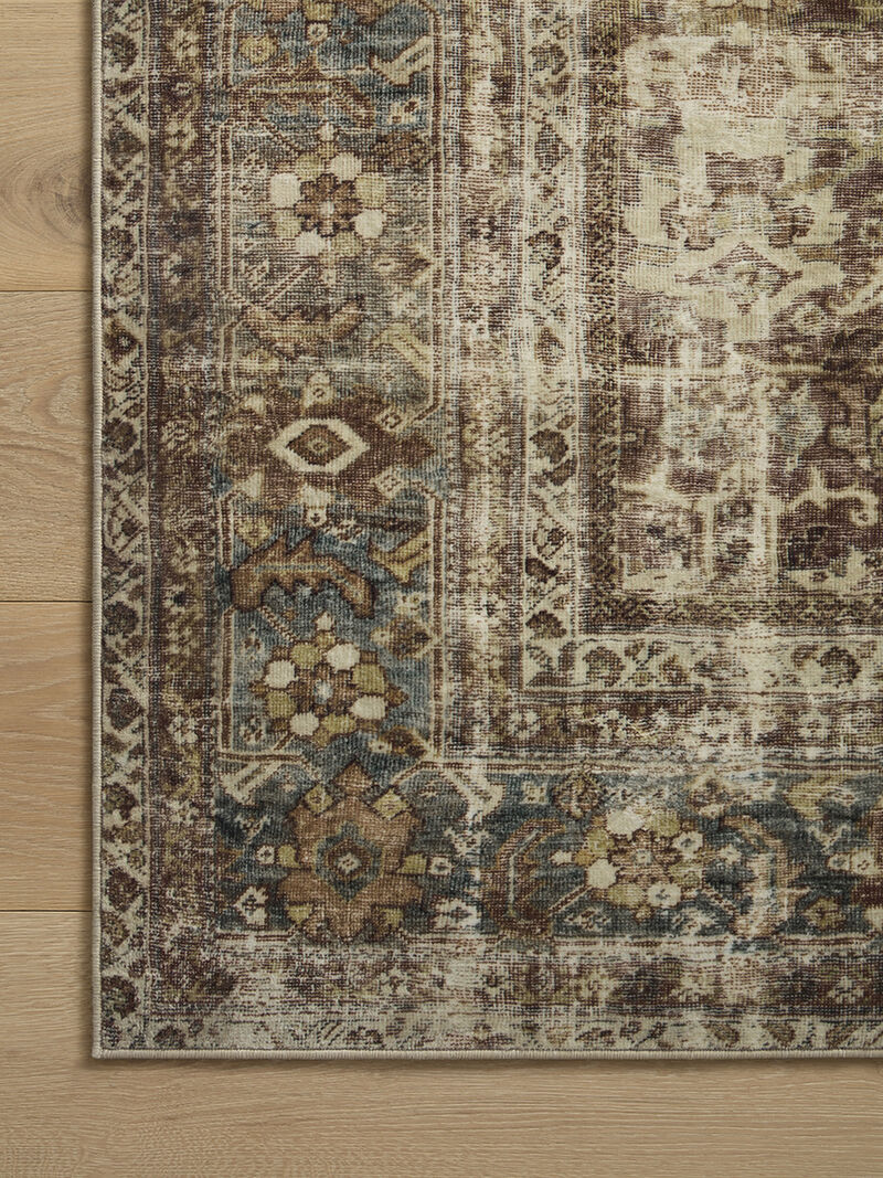 Sinclair SIN01 Rust/Lagoon 3'6" x 5'6" Rug