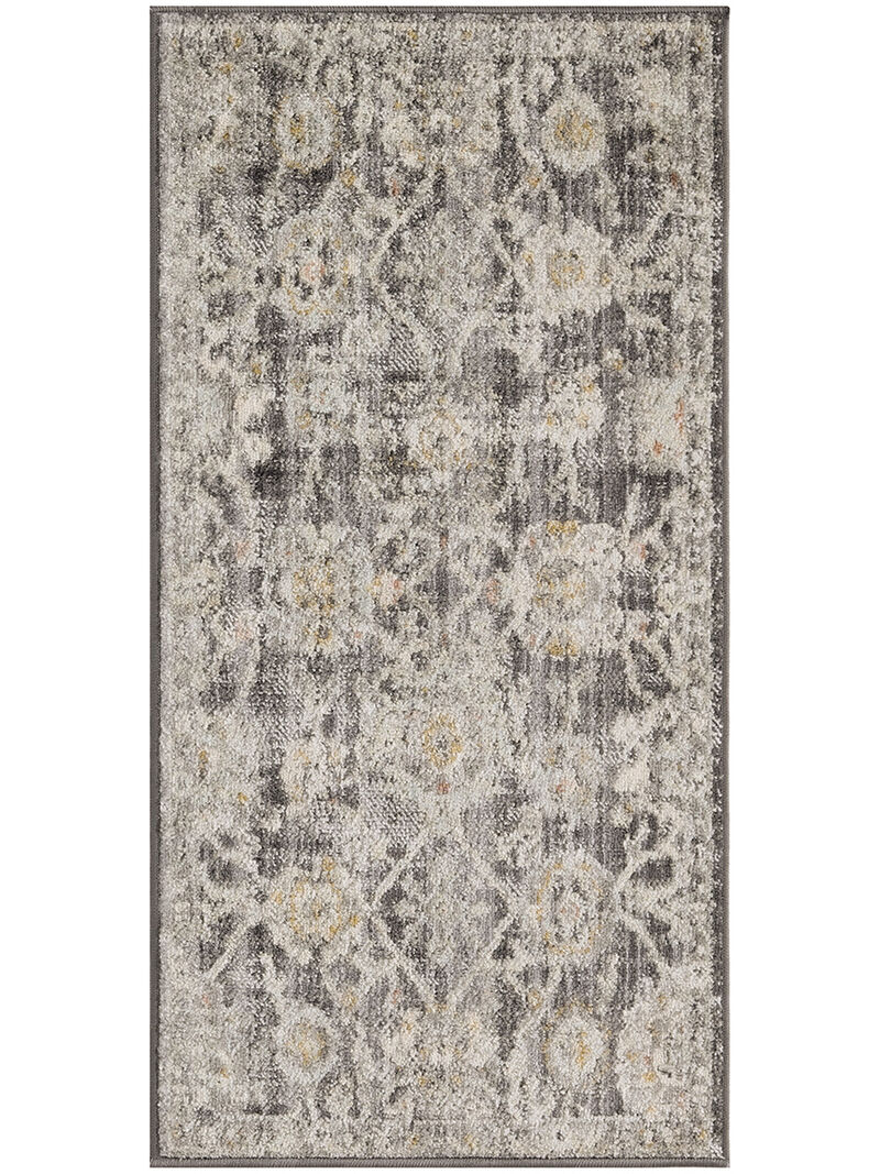 Oushak Home OUS01 Charcoal 2'3" x 7'6" Rug image number 0
