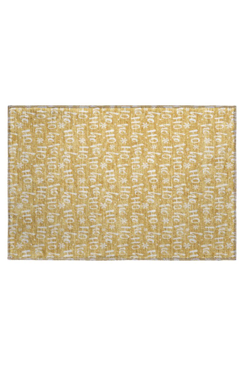 Merry & Bright MY22 Gold 3' x 5' Rug image number 0