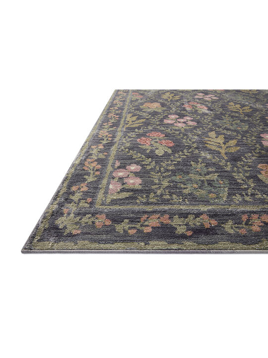 Fiore FIO04 Charcoal 18" x 18" Sample Rug