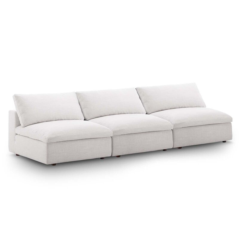 Modway Commix Down Filled Overstuffed 3-Piece Armless Sectional Sofa image number 3
