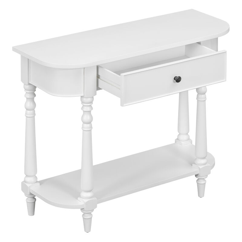 Merax Retro Entryway Console Table
