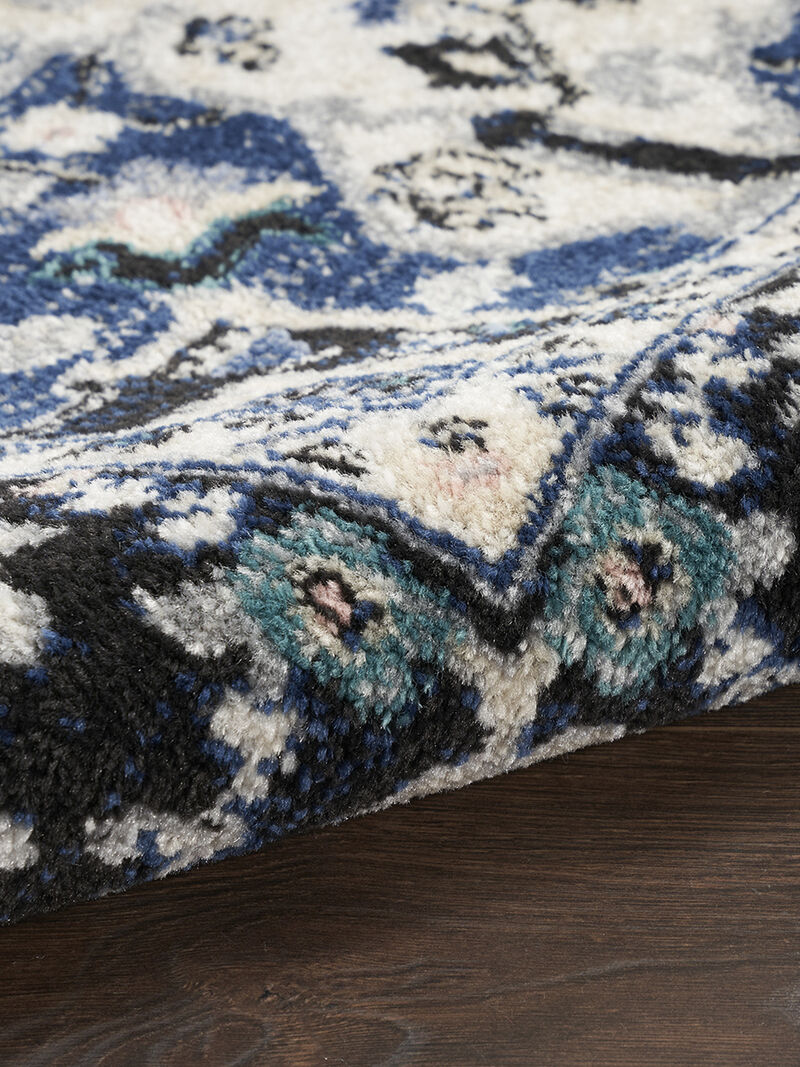 Passion PSN33 Black/Ivory 5'3" x 7'3" Rug image number 4