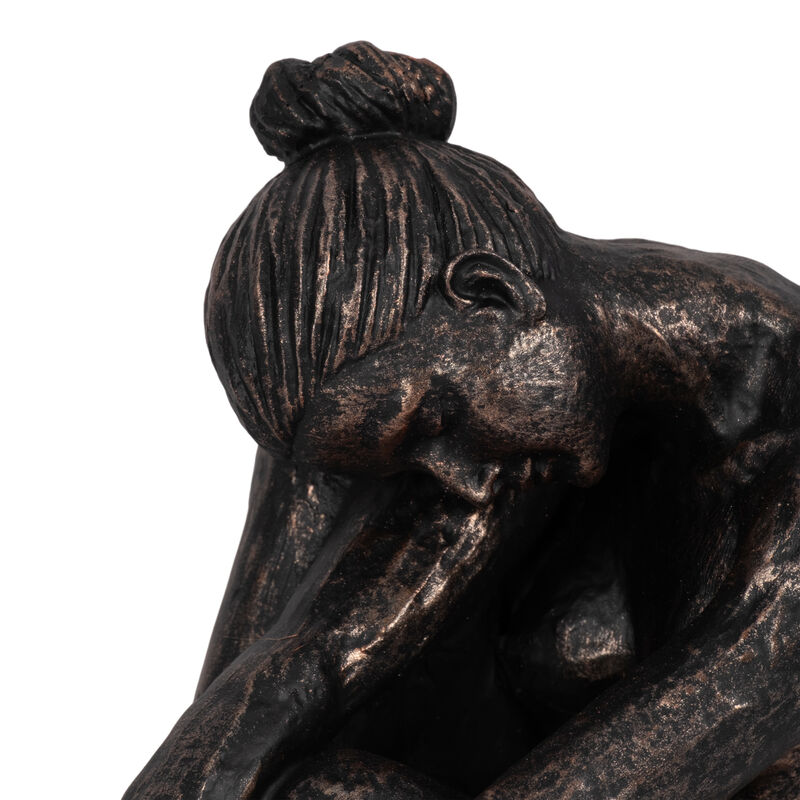 11" Resting Ballerina, Bronze image number 4