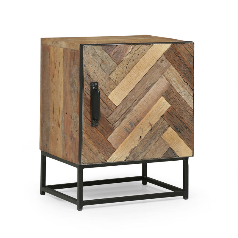 Streamdale Nightstand: Handcrafted Charm With Ample Storage
