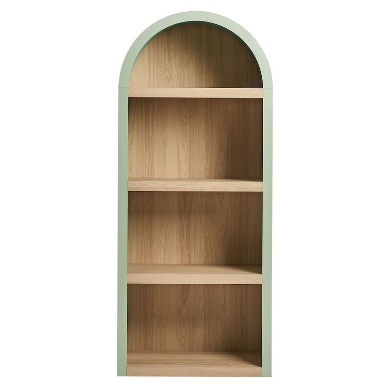 Caleb 4 Arched Display Shelf Bookcase image number 4