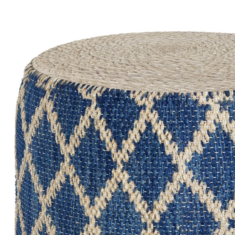 Simpli Home Edgeley Round Pouf image number 3