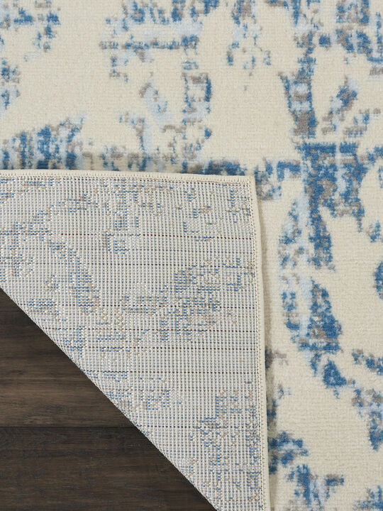 Jubilant JUB09 Ivory/Blue 7'10" x 9'10" Rug