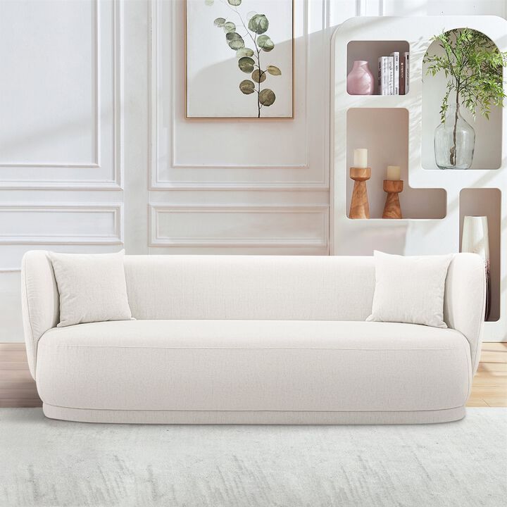 Siri Cream Sofa and Accent Chair Set