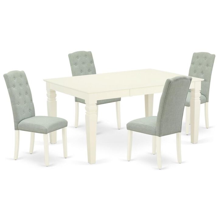 Dining Room Set Linen White