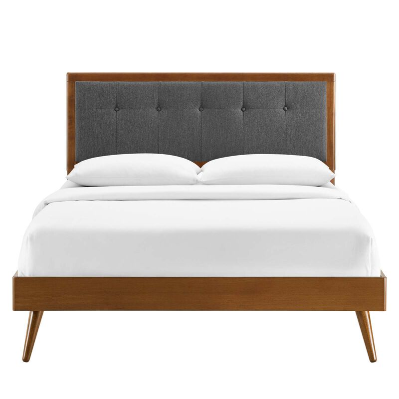 Modway - Willow Full Wood Platform Bed with Splayed Legs image number 4