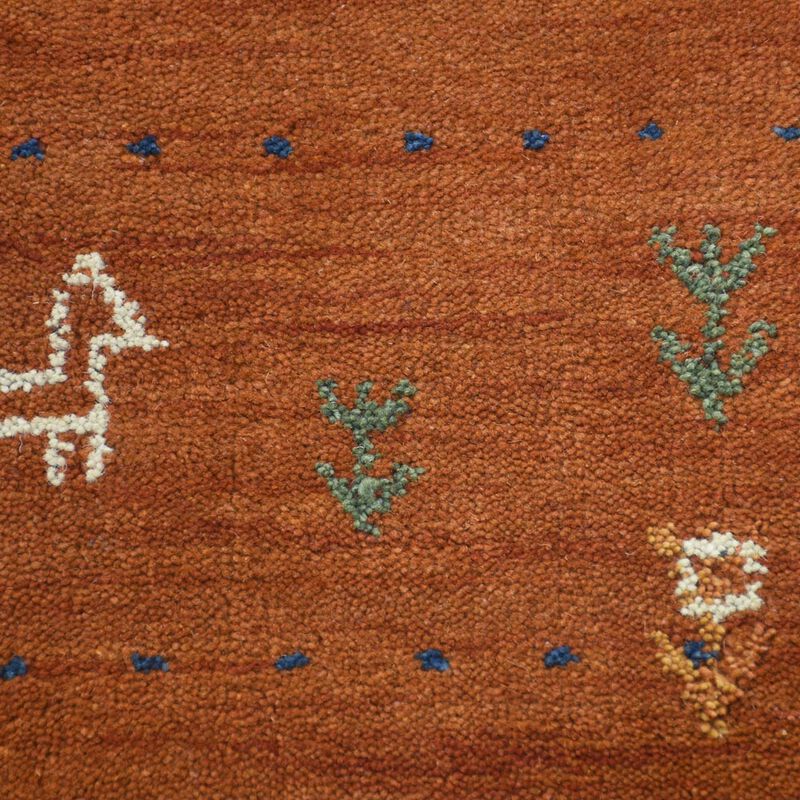 RUGSOTIC CARPETS HAND KNOTTED LOOM WOOL ECO-FRIENDLY AREA RUGS  - Runner, Contemporary Modern Design, High Pile Thick Handmade Anti Skid Rugs for Living Room (L00585) image number 3