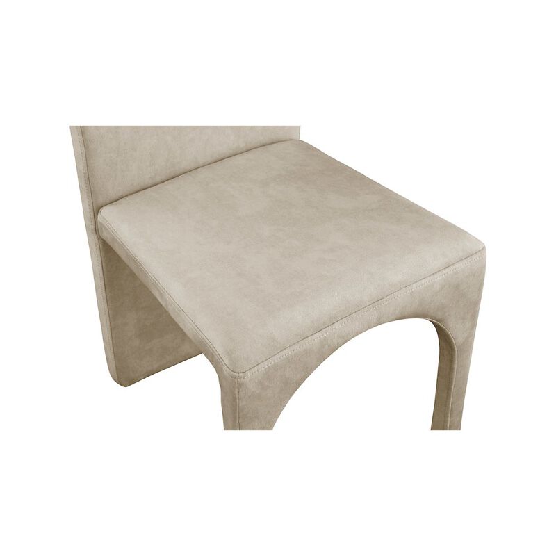 Meridian Furniture Summer Stone Velvet Dining Side Chair, Set of 2