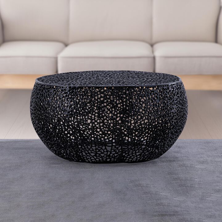 Pavressa White Hourglass Coffee Table