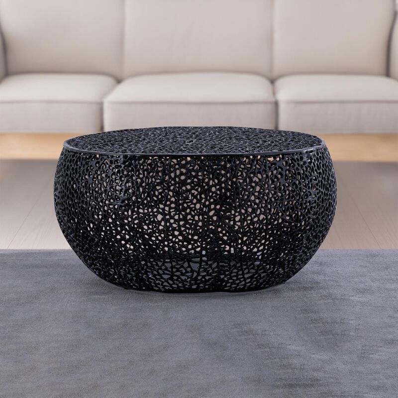 Pavressa White Hourglass Coffee Table image number 1