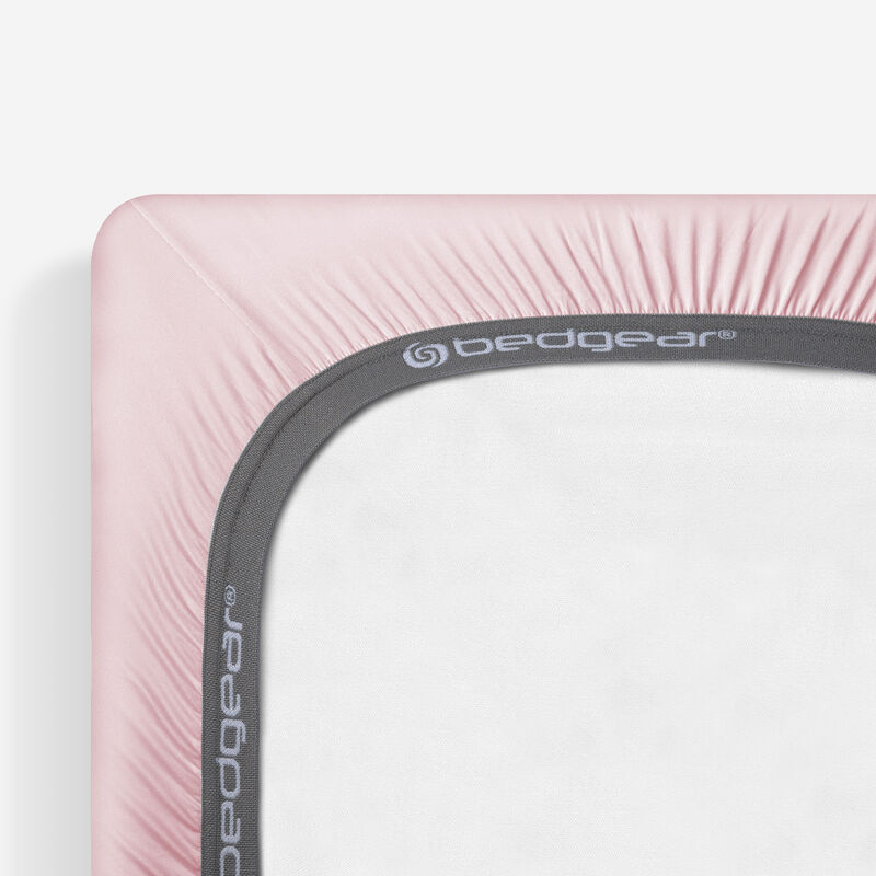 Hyper-Linen Crib Sheet - Light Pink